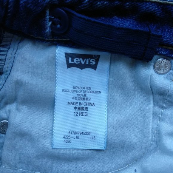 Levi's high rise distressed denim skirt - Picture 4 of 6